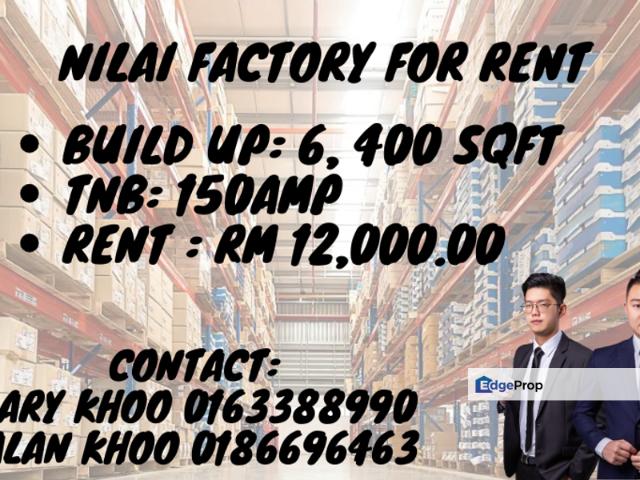 Warehouse for rent in Nilai, Negeri Sembilan