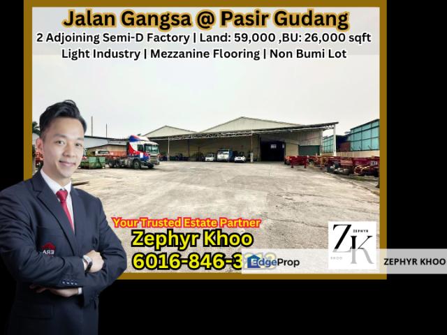 Warehouse for sale in Taman Air Biru, Pasir Gudang