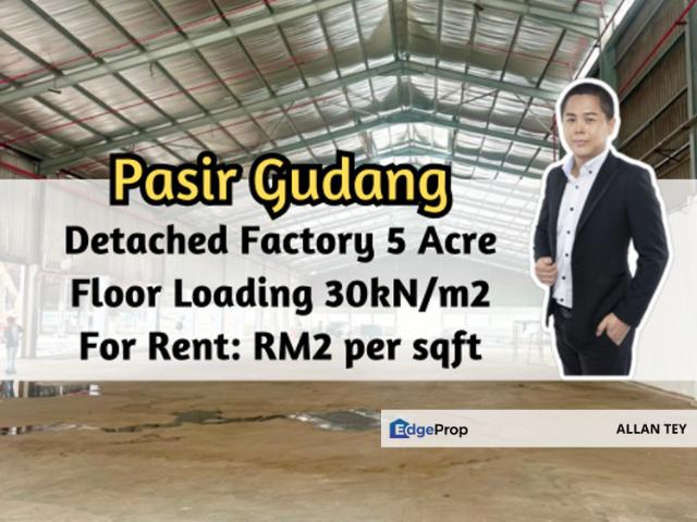 Warehouse for sale in Pasir Gudang, Johor
