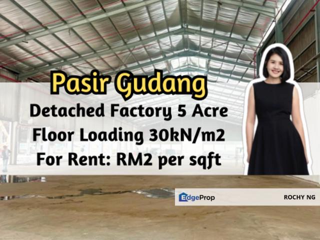 Warehouse for sale in Pasir Gudang, Johor