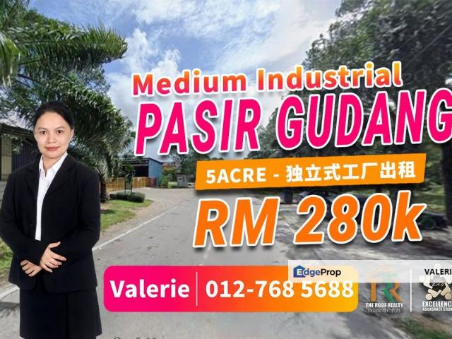 Warehouse for rent in Pasir Gudang, Johor Bahru