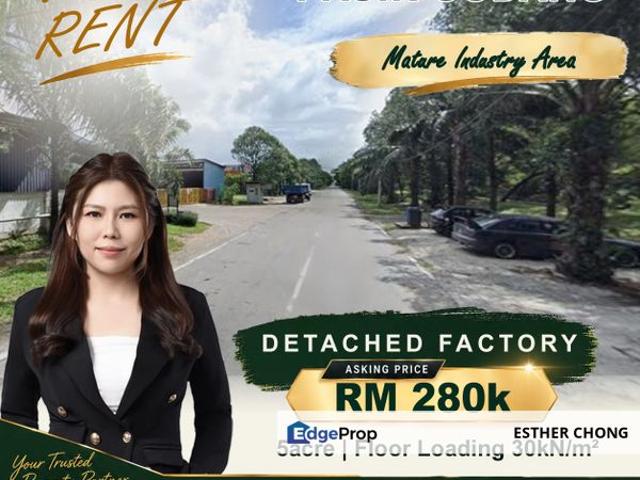 Warehouse for rent in Pasir Gudang, Johor Bahru