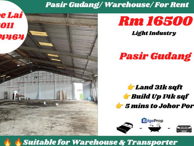 Warehouse for rent in Taman Air Biru, Pasir Gudang