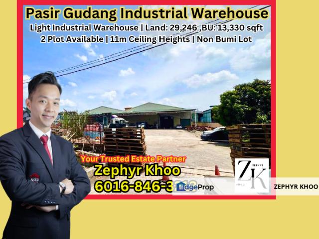 Warehouse for sale in Pasir Gudang, Johor