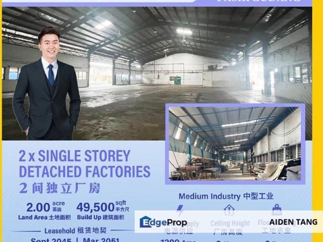Warehouse for sale in Taman Air Biru, Pasir Gudang