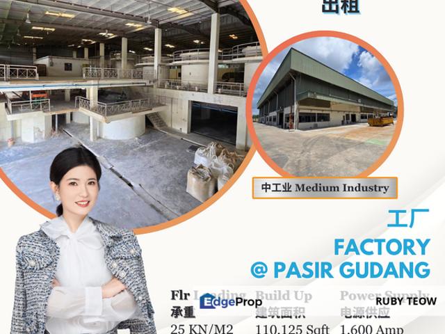 Warehouse for rent in Pasir Gudang, Johor