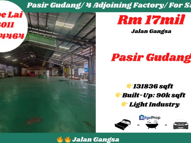 Warehouse for sale in Pasir Gudang, Johor