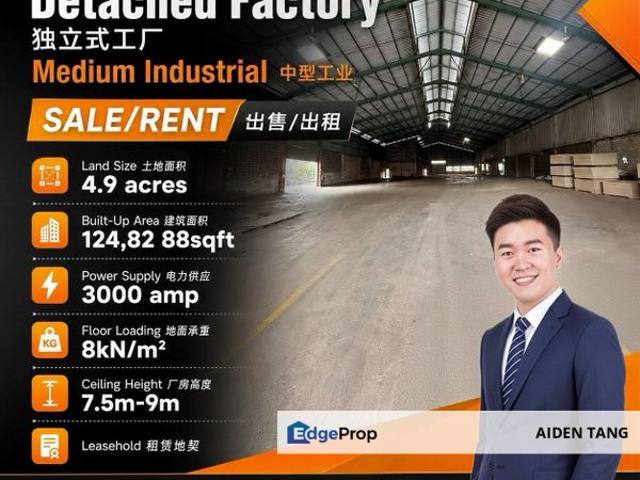 Warehouse for rent in Pasir Gudang, Johor