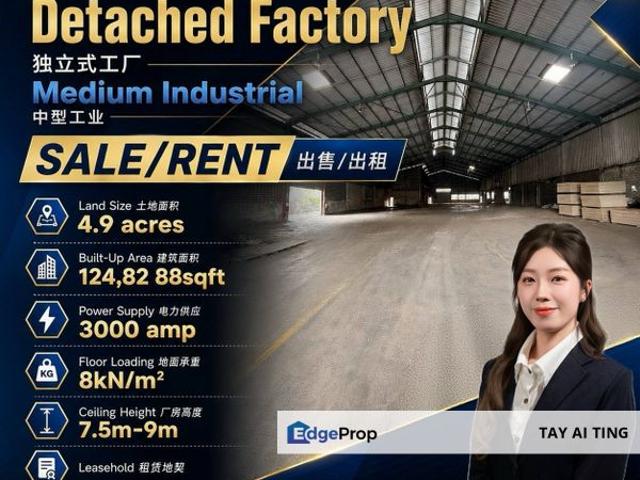 Warehouse for rent in Pasir Gudang, Johor