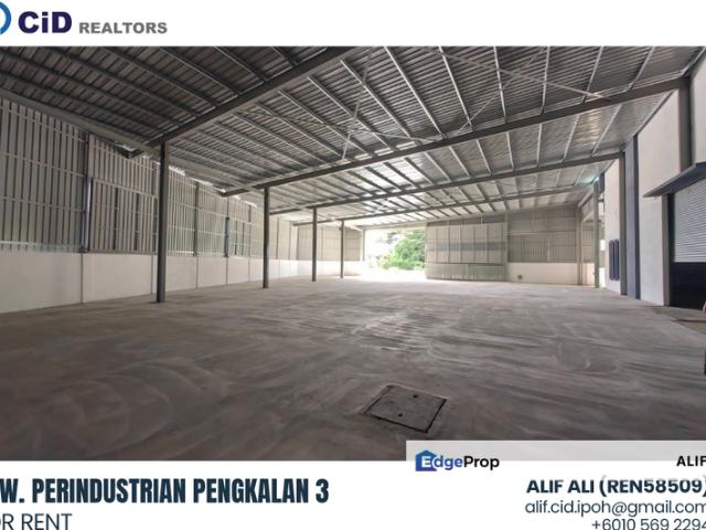Warehouse for rent in Perak, Tanjong Ipoh
