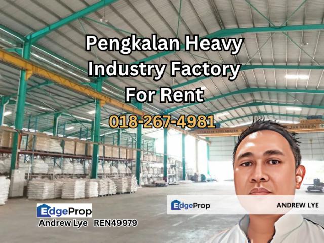 Warehouse for rent in Perak, Tanjong Ipoh