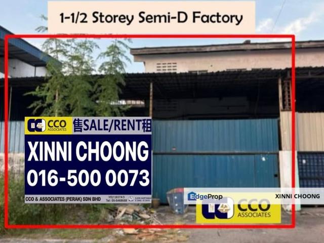 Warehouse for sale in Perak, Tanjong Ipoh