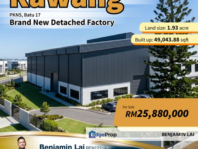 Warehouse for sale in Selayang, Selangor