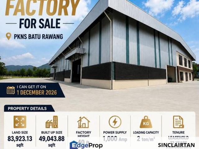 Warehouse for sale in Selayang, Selangor