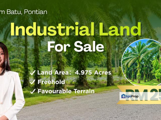 Warehouse for sale in Pontian, Johor