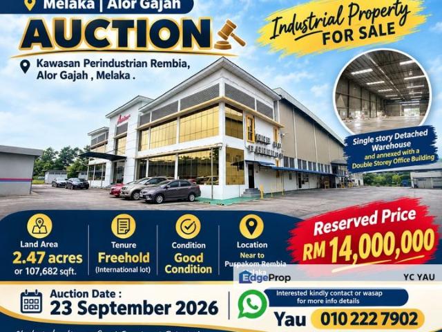 Warehouse for sale in Rembia, Malaka