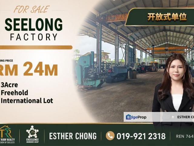 Warehouse for sale in Seelong, Johor