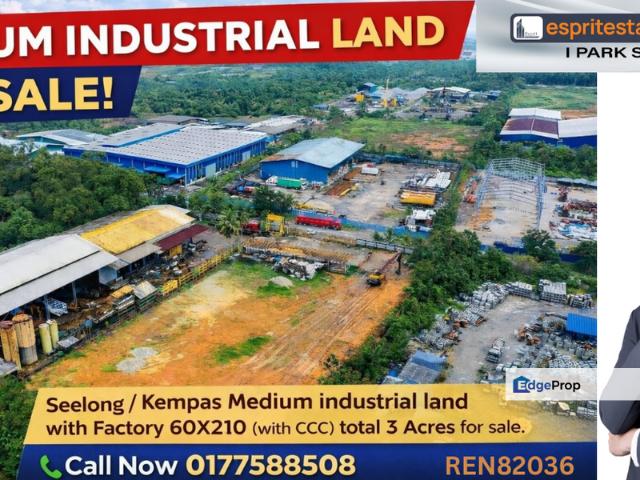 Warehouse for sale in Seelong, Johor