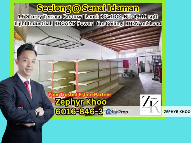 Warehouse for sale in Seelong, Johor
