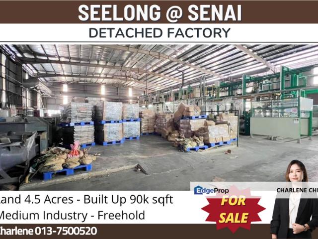 Warehouse for sale in Seelong, Johor