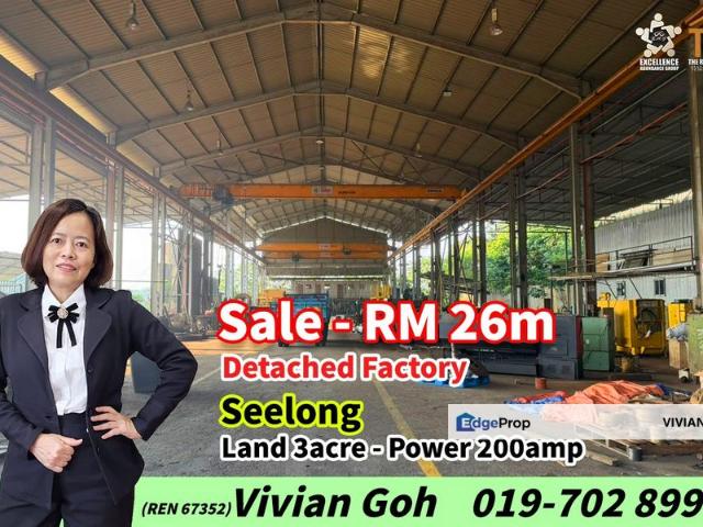 Warehouse for sale in Seelong, Johor