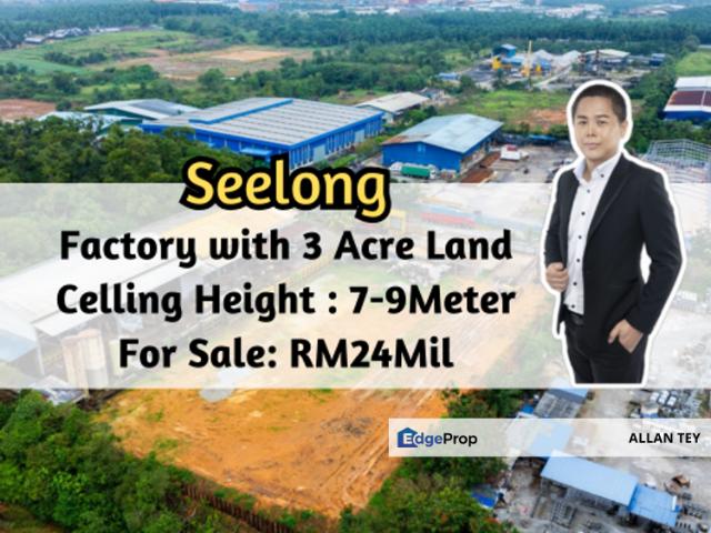 Warehouse for sale in Seelong, Johor