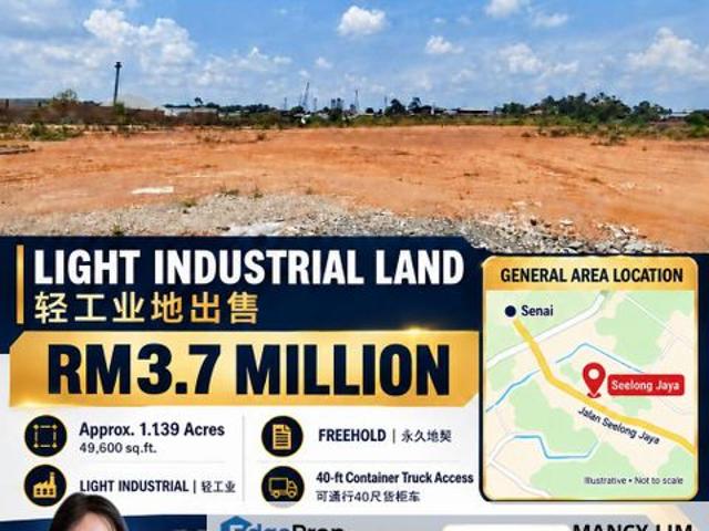 Warehouse for sale in Seelong, Kulai