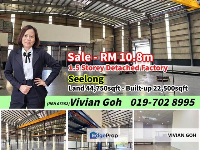 Warehouse for sale in Seelong, Johor