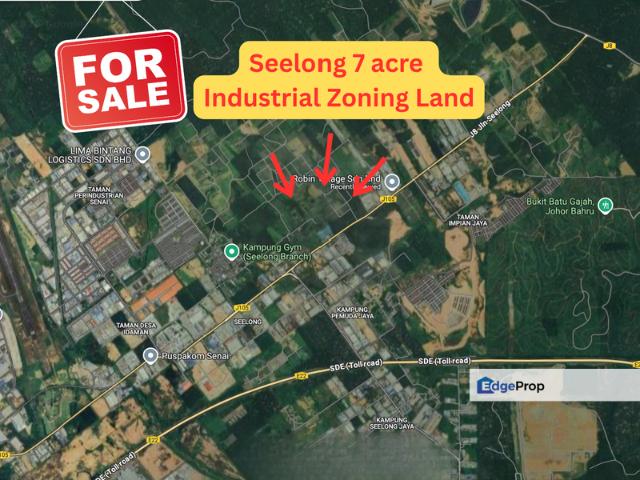 Warehouse for sale in Seelong, Johor