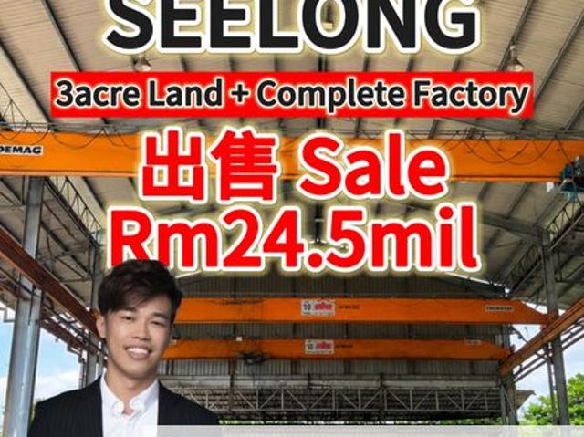 Warehouse for sale in Seelong, Johor