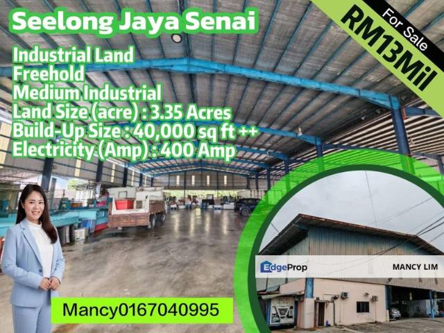 Warehouse for sale in Seelong, Johor