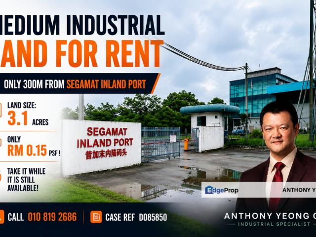 Warehouse for rent in Segamat, Johor