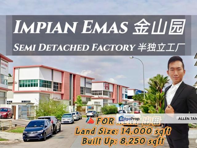 Warehouse for rent in Johore Bahru, Johor