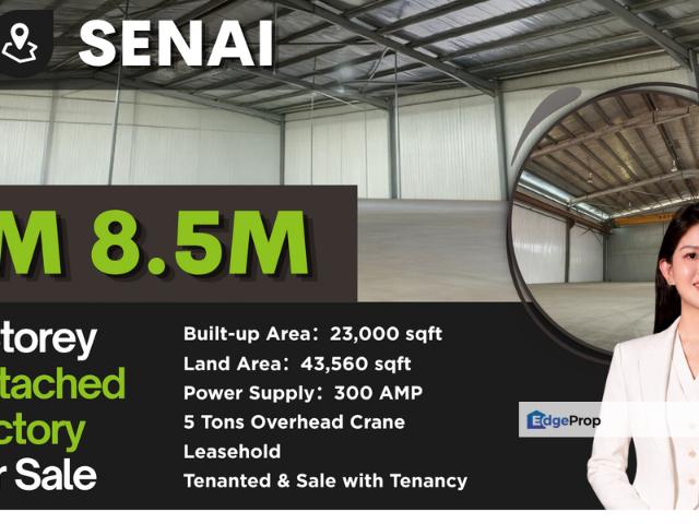 Warehouse for sale in Kulai, Johor