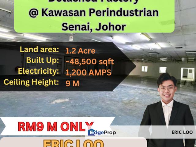 Warehouse for sale in Kulai, Johor