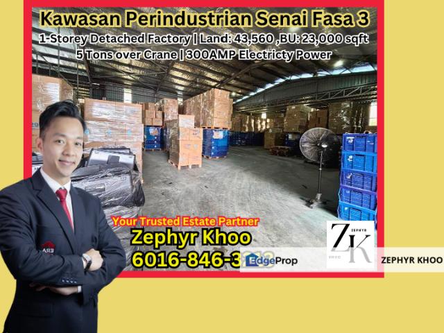 Warehouse for sale in Kulai, Johor