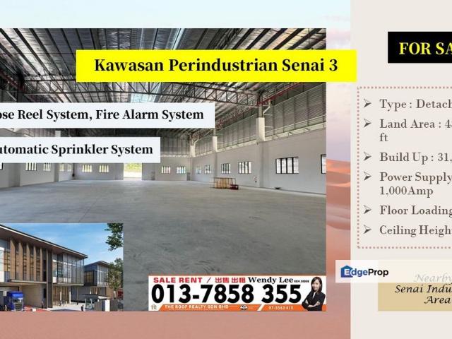 Warehouse for sale in Kulai, Johor