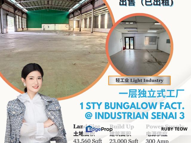 Warehouse for sale in Kulai, Johor
