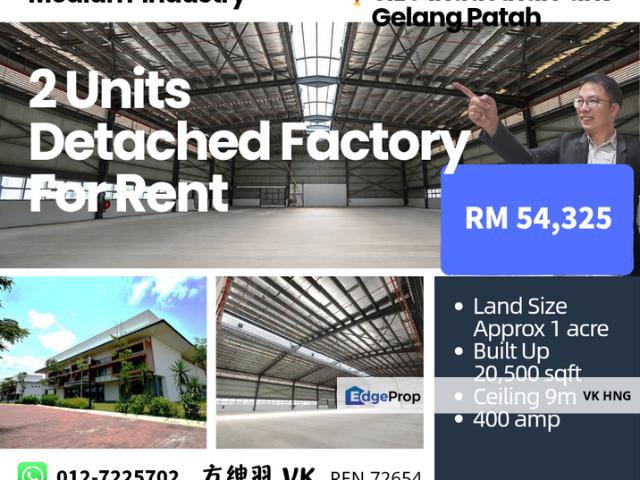 Warehouse for rent in Bukit Ledang, Johor