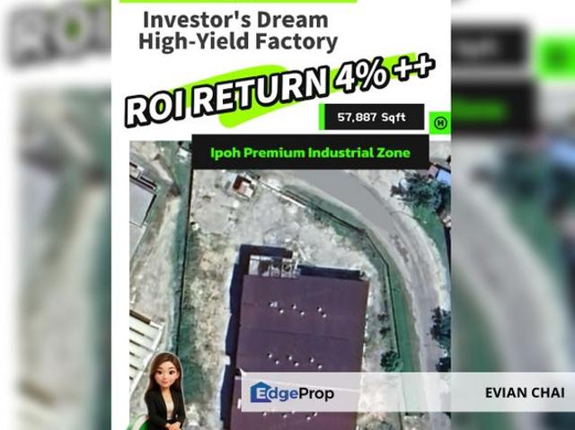 Warehouse for sale in Perak, Tanjong Ipoh