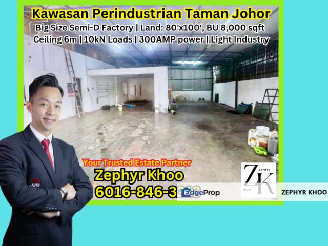 Warehouse for sale in Johore Bahru, Johor