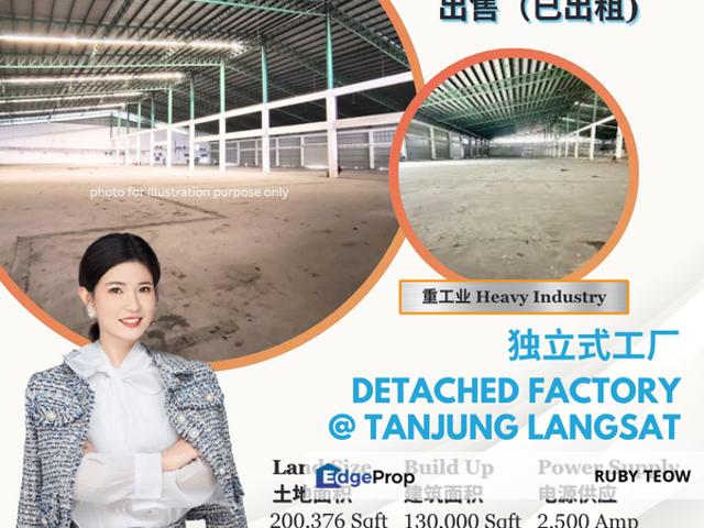 Warehouse for sale in Pasir Gudang, Johor Bahru