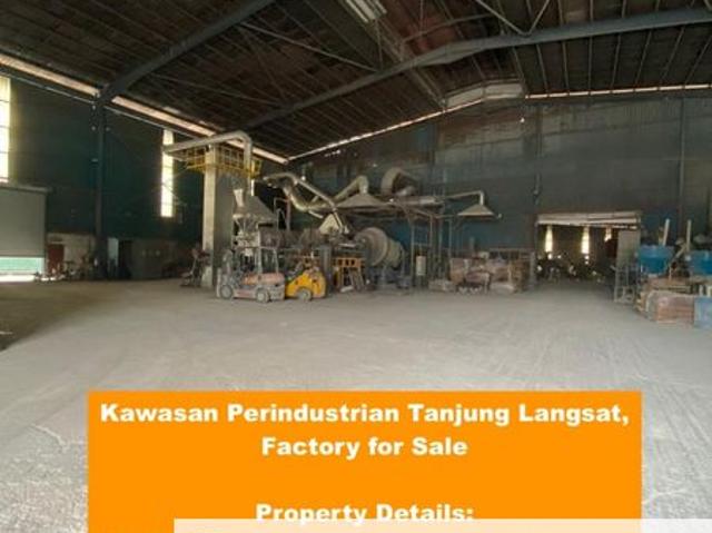 Warehouse for sale in Pasir Gudang, Johor