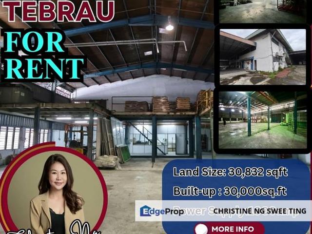 Warehouse for rent in Tebrau, Johor