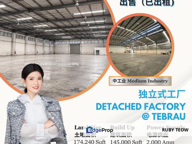 Warehouse for sale in Tebrau, Johor Bahru