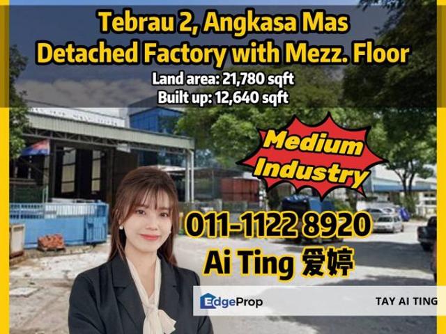 Warehouse for sale in Kampung Ulu Pandan, Tebrau