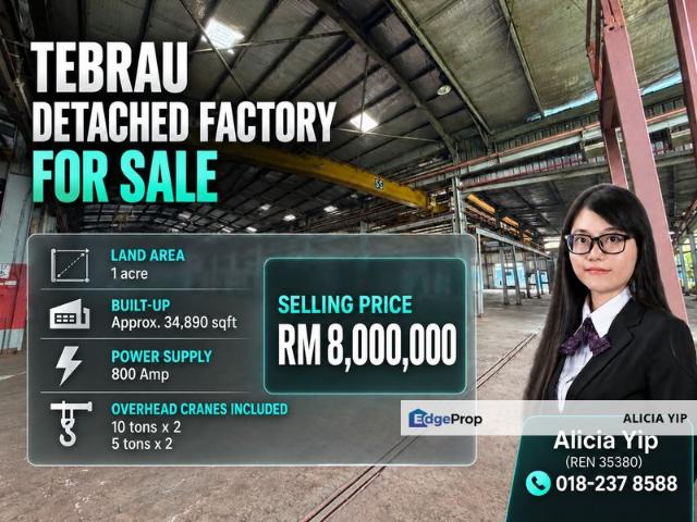 Warehouse for sale in Johore Bahru, Johor
