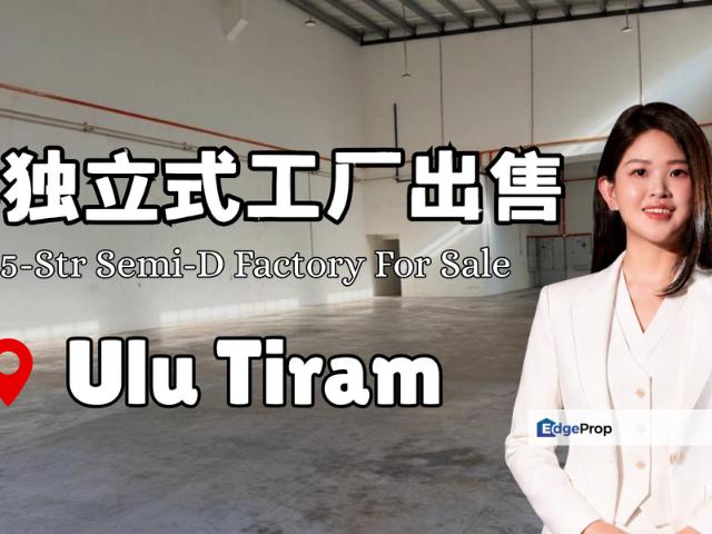 Warehouse for sale in Kampung Baru Ulu Tiram, Ulu Tiram