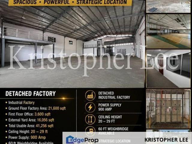 Warehouse for rent in Ulu Tiram, Johor