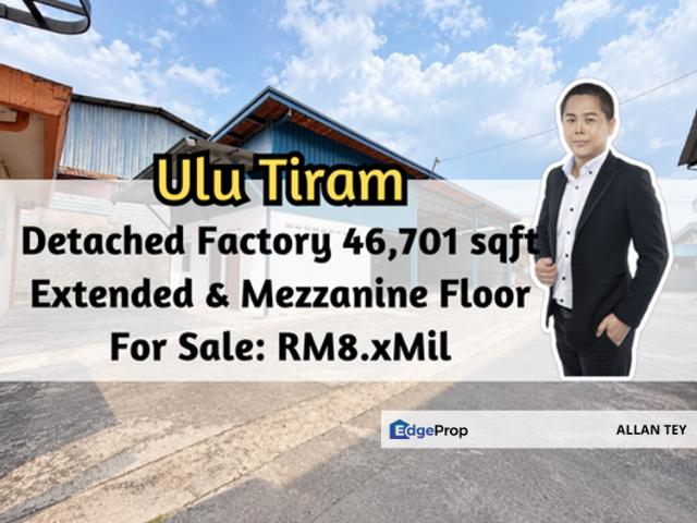 Warehouse for sale in Ulu Tiram, Johor